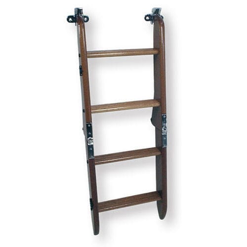 Boat ladder - 4055 - CEREDI - folding / swim / wooden
