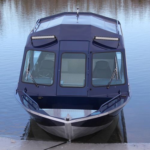 Hydro-jet runabout - HAIDA OUTBOARD - OUTLAW EAGLE MANUFACTURING - electric / stepped hull / dual-console