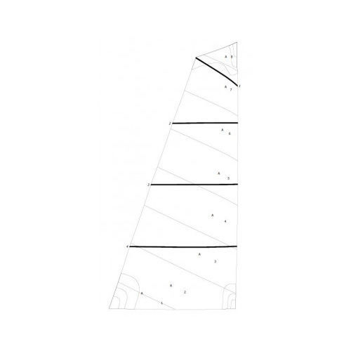 Mainsail - LUD_GV - NENUPHAR - for sailing dinghies