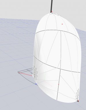 Asymmetric spinnaker - 2212 - NENUPHAR - for sailing dinghies / tri-radial cut