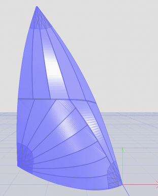 Spinnaker - 2079 - NENUPHAR - for sailing dinghies / Laser
