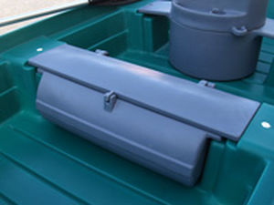 Boat bench seat - Locker  - FunYak - black / gray / with storage