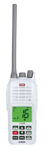 Marine radio - GX800  - GME electrophones - portable / VHF / IP67