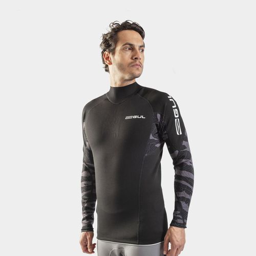 Long-sleeve neoprene top - Response  - Gul - body / thermal