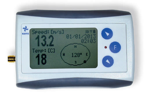 Wind vane multi-purpose instrument - NAVIS elektronika - wind anemometer / marine / digital