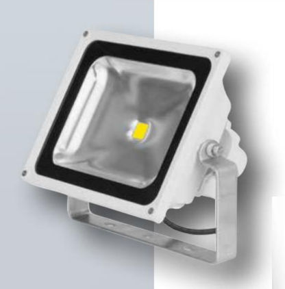 Exterior floodlight - FL0S050S-LV  - Mast Products - for boat / LED / aluminum