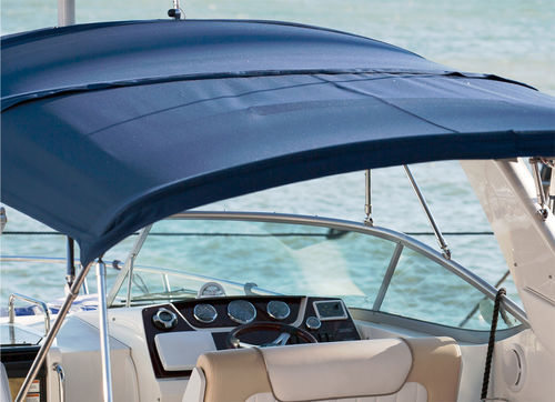 Exterior decoration marine upholstery fabric - Agora Nautic - Italvipla - acrylic / brown / orange