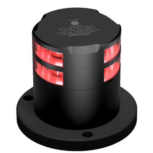 Ship navigation light - 301-114ST-PRO-I-GS - Lopolight - LED / red / horizontal