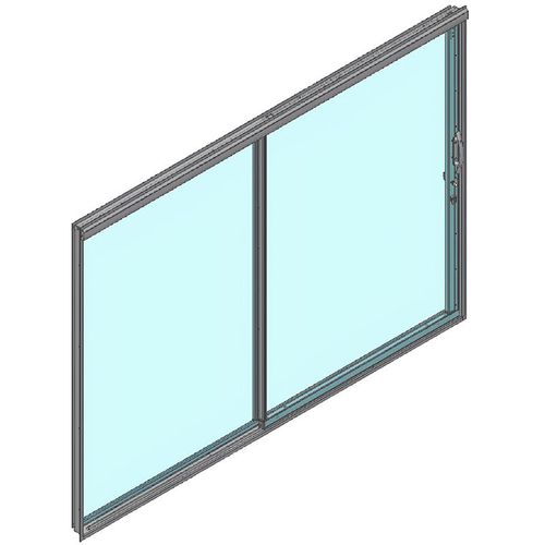 Boat door - 202 series - Opacmare - sliding / double / stainless steel