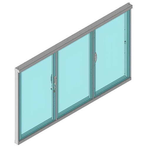 Yacht door - 2064  - Opacmare - for boat / sliding / stainless steel