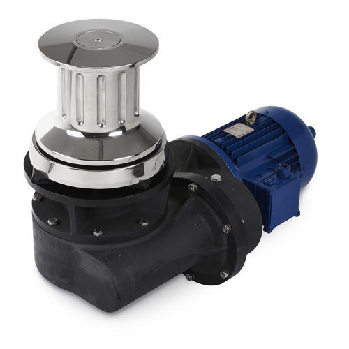 Boat capstan - CORFU' - Italwinch - electric / hydraulic / stainless steel base