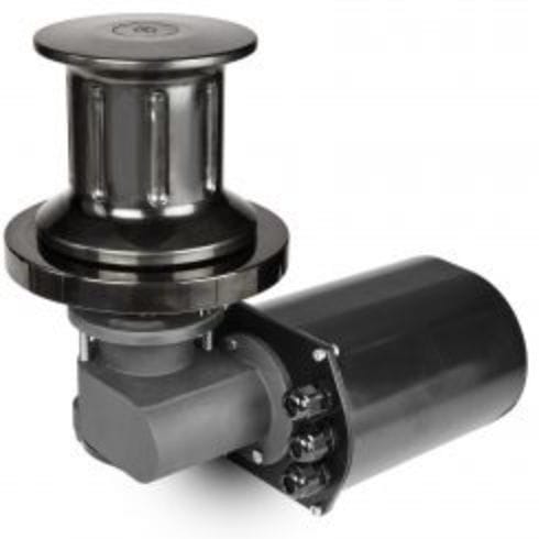 Boat capstan - PVD - Italwinch - electric / stainless steel base