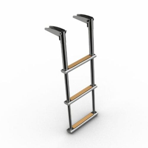 Boat ladder - 2206 SERIE - Nautinox - telescopic / lateral / lifting