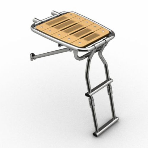 Swim platform - 2620 series - Nautinox - fixed / for boat / stainless steel