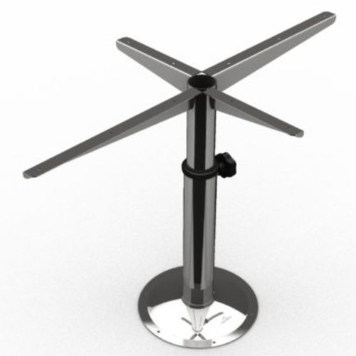 Adjustable table pedestal - 2009  - Nautinox - stainless steel