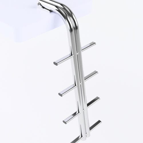 Boat ladder - 2324 - Nautinox - foldable / fixed / dive