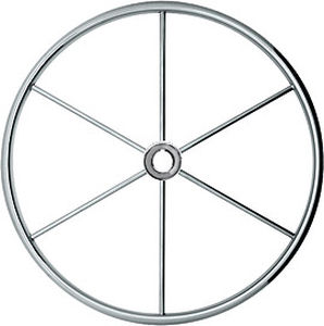 Sailboat helm wheel - MODEL 530 - OBA Tradizione Futura - stainless steel