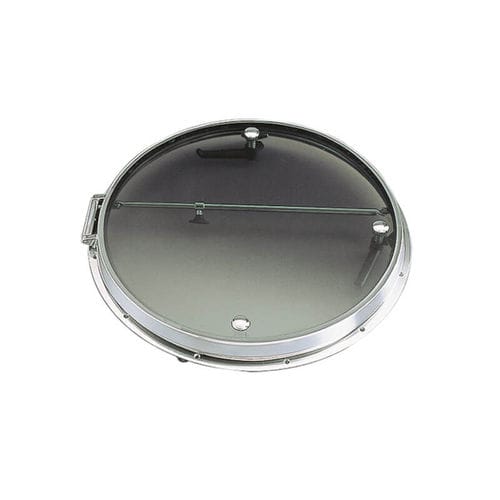 Yacht deck hatch - 1008 series - Olcese Ricci - round / opening / two inner handles