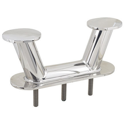 Boat deck cleat - 1305 - Olcese Ricci - double / stainless steel
