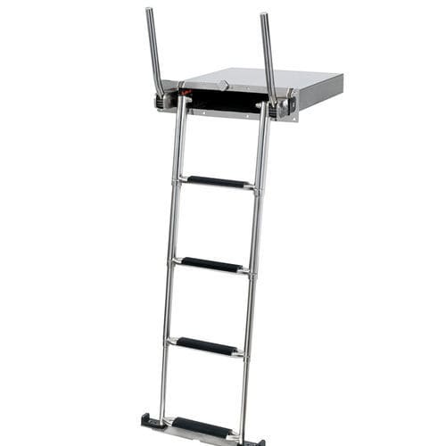 Boat ladder - 49.569.04 - Osculati - telescopic / boarding / stainless ...