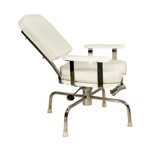 Boat fighting chair - T5601RC0 - Pompanette - white / with armrests / stainless steel
