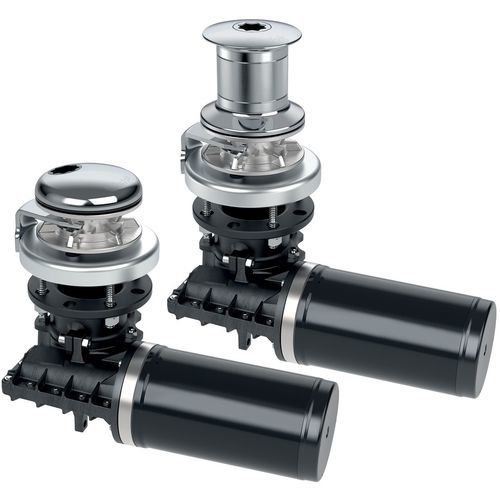 Electric windlass - R1 series - Quick - for boat / vertical / above deck