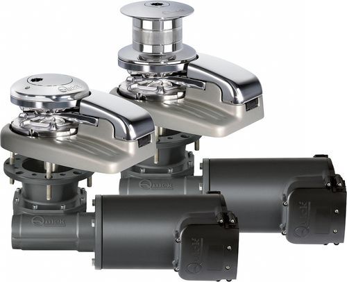 Electric windlass - DH4 series - Quick - for boat / vertical / single-drum