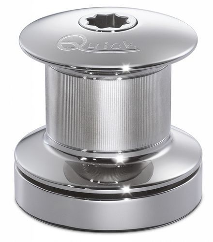 Boat capstan - TB2 P - Quick - electric / stainless steel base / stainless steel