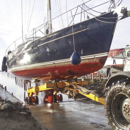 Heavyduty handling trailer HBC40 Roodberg launching / for boats