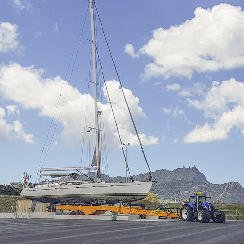 Heavy-duty handling trailer - HBT80 - ROODBERG - launching / heavy haul / for boat