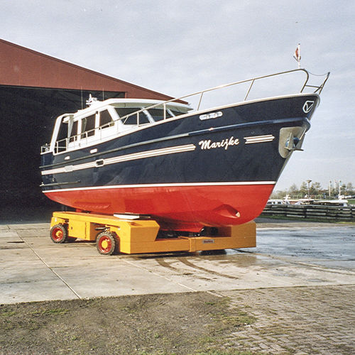 Handling trailer - PCT40 - PSM40 - ROODBERG - for boat / for shipyards / 4-axle