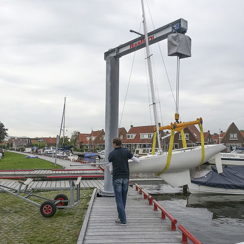 Shipyard crane - SPC 2.0 - ROODBERG - for marinas / boom / monorail