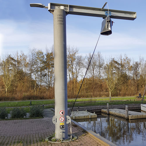 Shipyard crane - SPC 3.2 - ROODBERG - for marinas / jib crane / boat handling