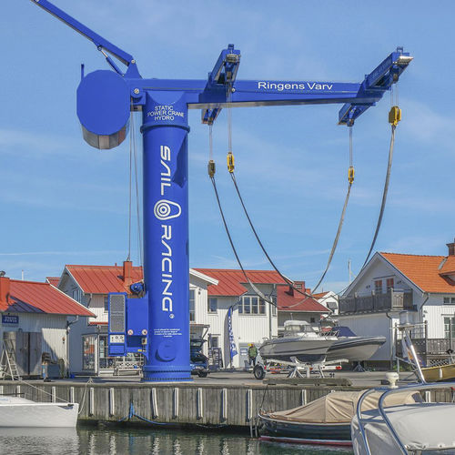 Shipyard crane - SPC 50-4E CW - ROODBERG - for marinas / for heavy loads / boom