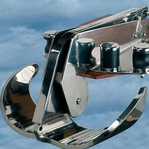 Stainless steel bow roller - SC 92 - Sanguineti Chiavari produzione articoli nautici s.