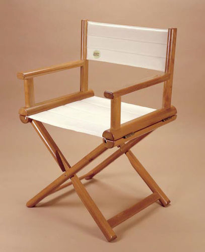 Boat director's chair - KARIN - Sanguineti Chiavari produzione articoli nautici s. - folding / teak