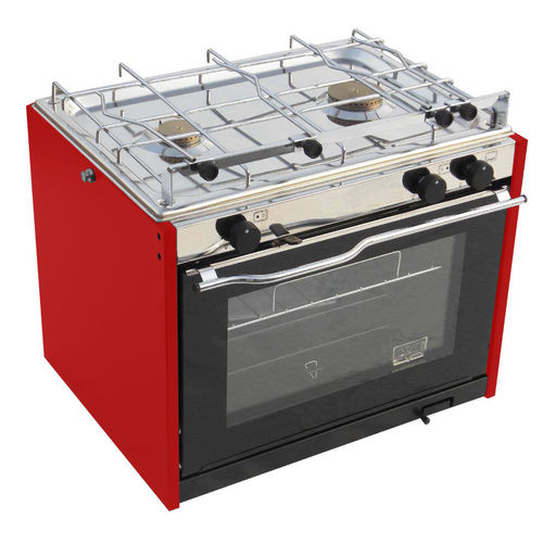 Boat stoveoven XL2 RED Techimpex gas / twoburner