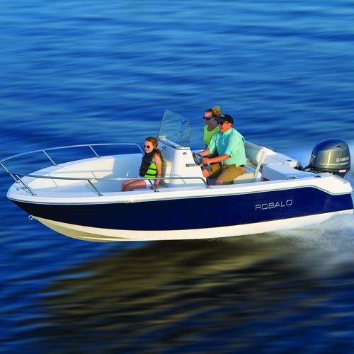 Outboard center console boat R160 Robalo sportfishing / 6person max. / sundeck