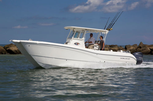 Center console catamaran - 295CC - World Cat - outboard / twin-engine / sport-fishing