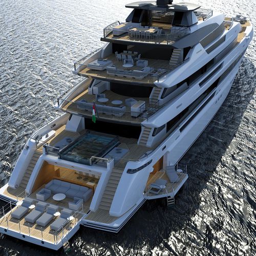 Cruising Mega-yacht - 64 - Cantieri Navali San Lorenzo - Raised 