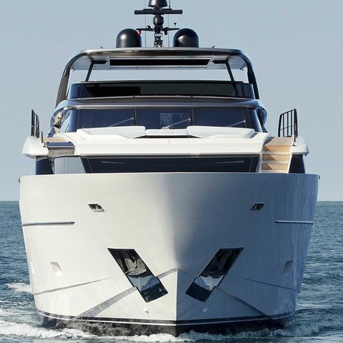 Cruising super-yacht - SL102 Asymmetric - Cantieri Navali San Lorenzo - traditional / flybridge / 4-cabin