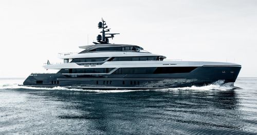 Cruising mega-yacht - Alma - Cantieri Navali San Lorenzo - raised pilothouse / steel