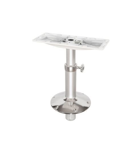 Adjustable table pedestal - 1610BL - NorSap AS - swivel / removable / pneumatic