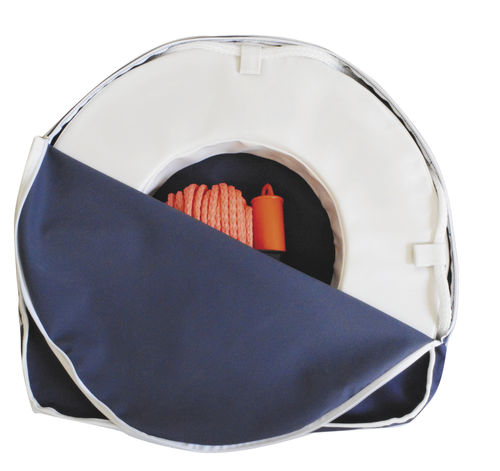 Boat protective cover - 00524 series - Eval - PVC / white / orange