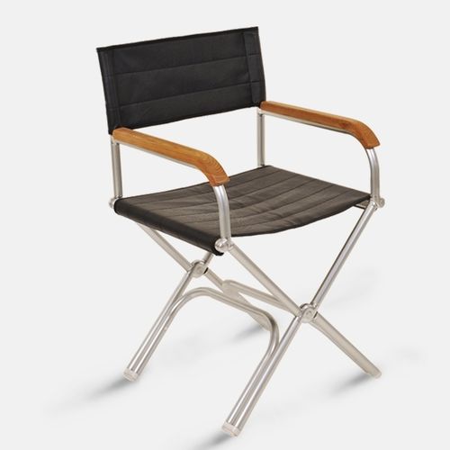 Boat director's chair - A6000T Series - Forma Marine Furniture, LLC. - folding / white / blue