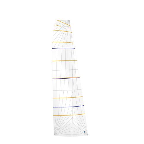 Mainsail - Horn - Incidence Sails - for cruiser-racer sailboats / tri-radial cut / carbon