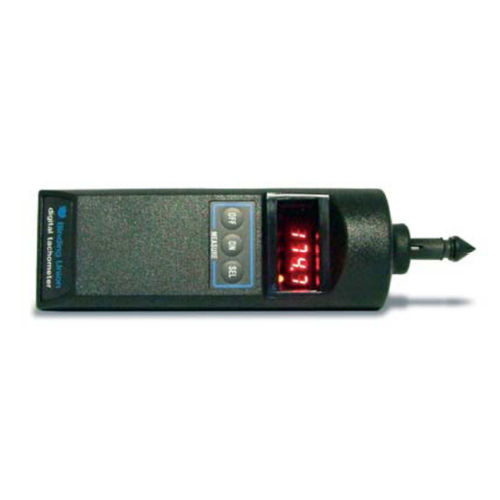 Digital tachometer - RPM - BINDING UNION - for boat / black / 6 V
