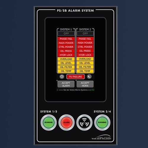 Ship control panel - Damen Marine Components - rudder / navigation system Ship control panel - Damen Marine Components - rudder / navigation system