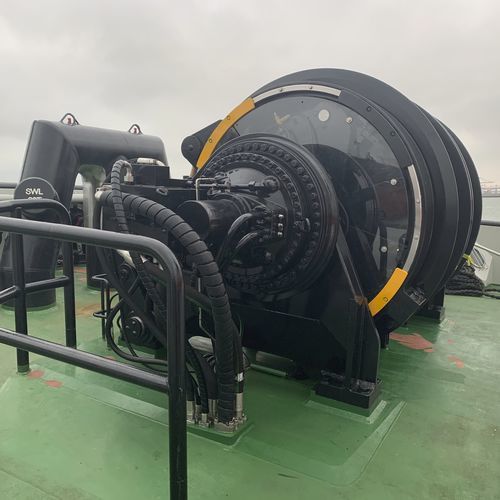 Ship winch - Direct-drive - Damen Marine Components - towing / hydraulic drive / double-drum