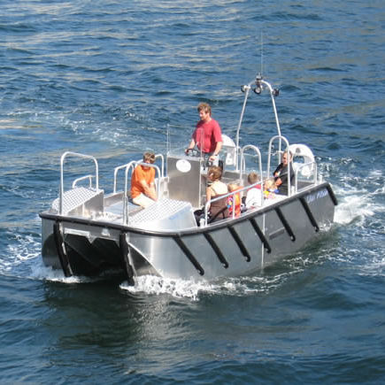 Water taxi - ALN 093 ‘Clan Albain’ - Alnmaritec - catamaran / outboard / aluminum